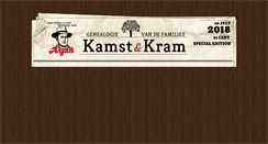 Desktop Screenshot of kamstkram.nl