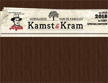 Tablet Screenshot of kamstkram.nl